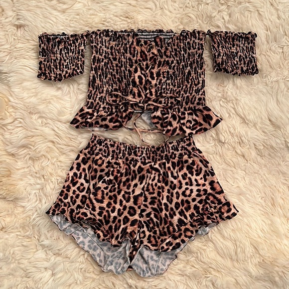 Peixoto kids leopard Wild One set - Picture 3 of 5
